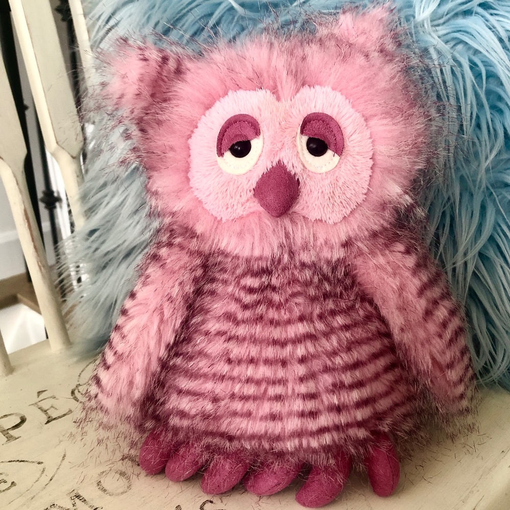 Jellycat, Olga, Owl, 10", Plush, Bird, Stuffed Animal, Retired, Good Condition - Picture 1 of 9